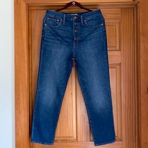 EUC Madewell Perfect Vintage Crop Jean 30